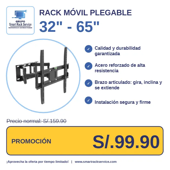 Rack Móvil Pantógrafo 32 -65"