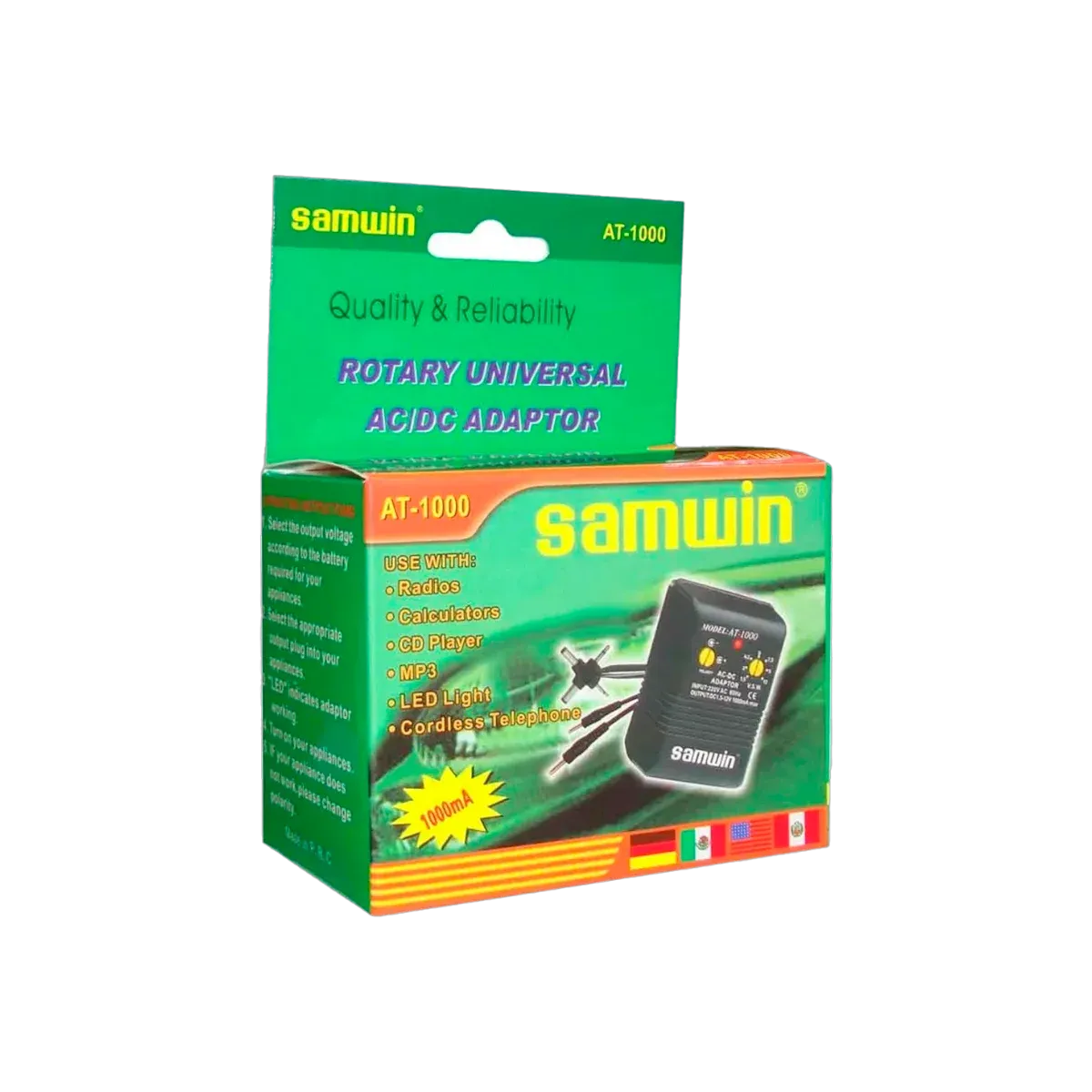 Adaptador Samwin 220V-60Hz 18W