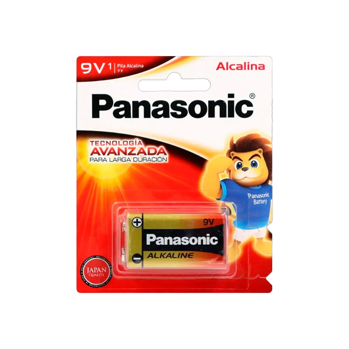 Batería Alcalina Panasonic 9V
