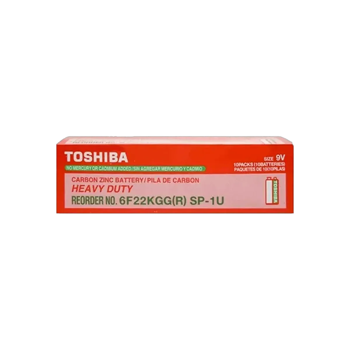Batería de Carbón Toshiba 9V6F22