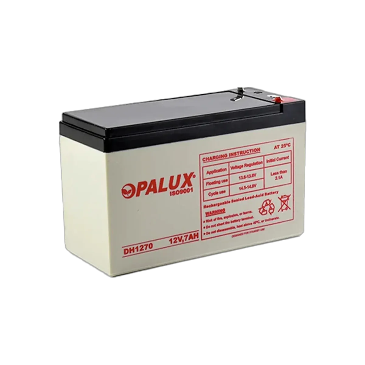 Batería Recargable Seca Opalux 12V,7AH