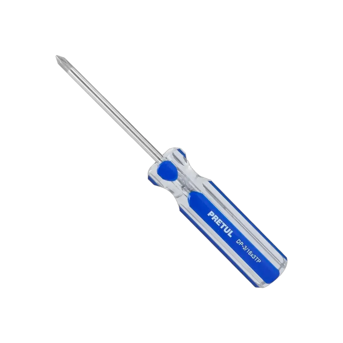 Desarmador de Cruz Pretul 3/16×3″ Mango de PVC - vista 2