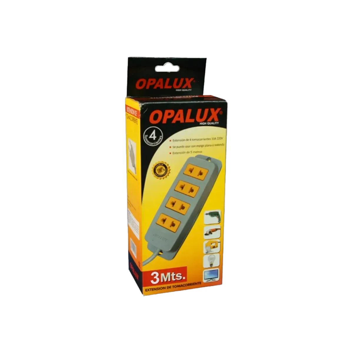 Extensión Opalux 3.00MTS Naranja