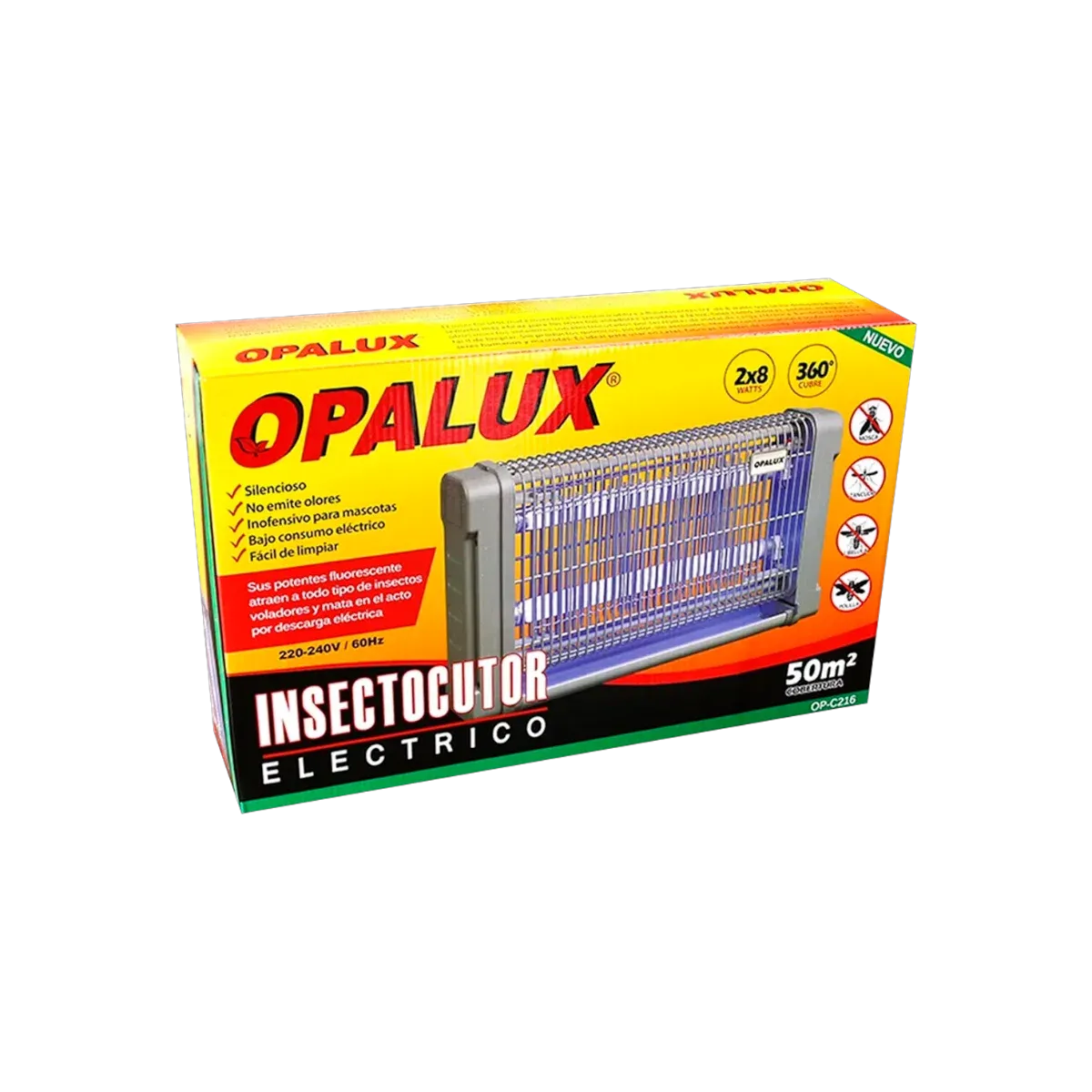 INSECTOCUTOR Opalux T/BARRA 50 mts 16W