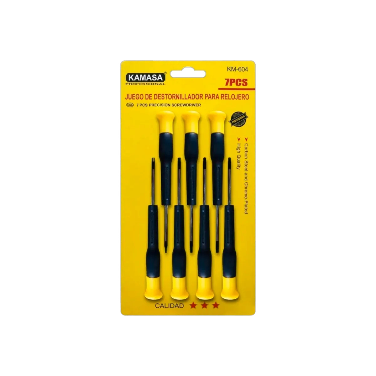 JG de Destornillador p/Relojero Kamasa 7 PCS