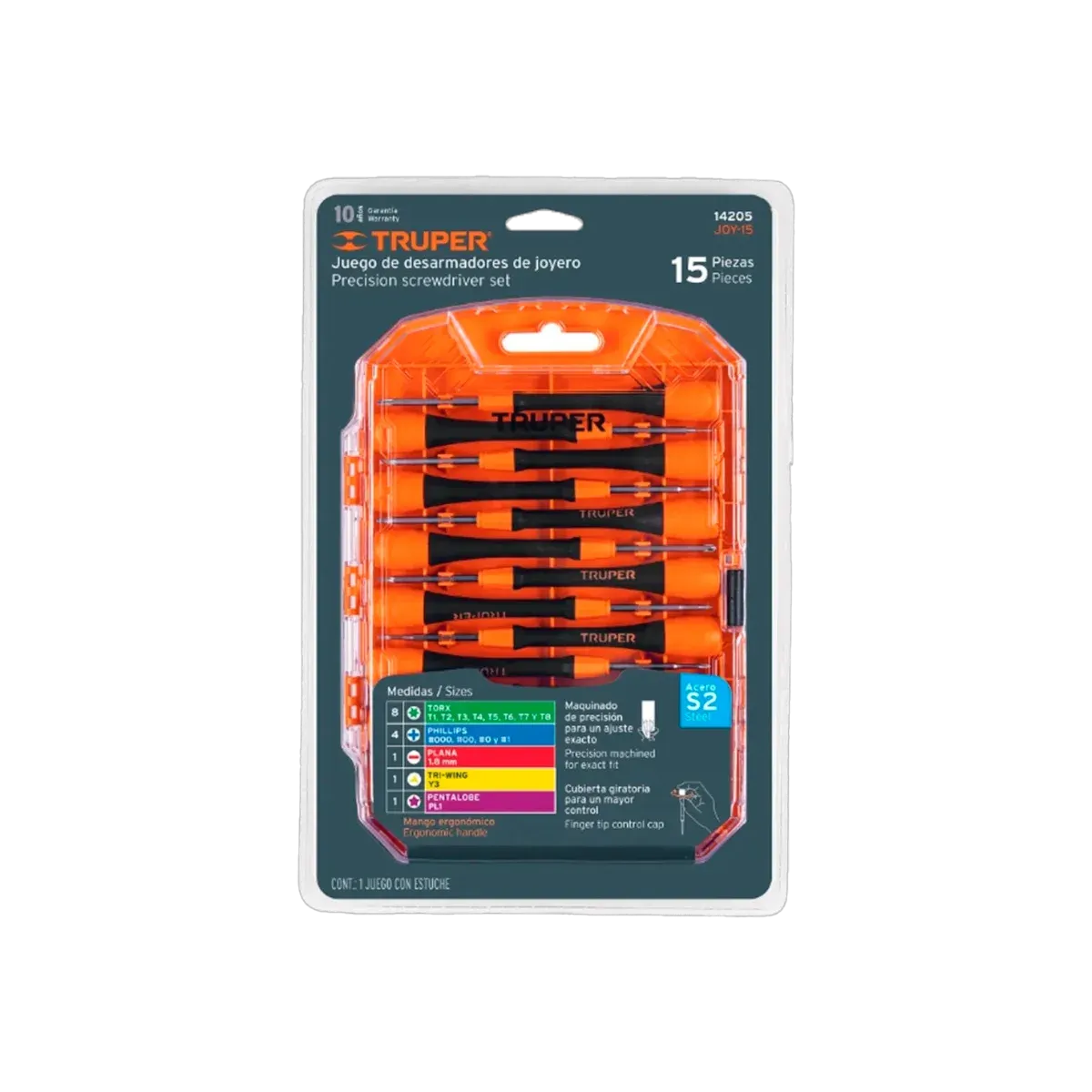 JG Desarmadores Joyero Truper 15 PC - vista 2