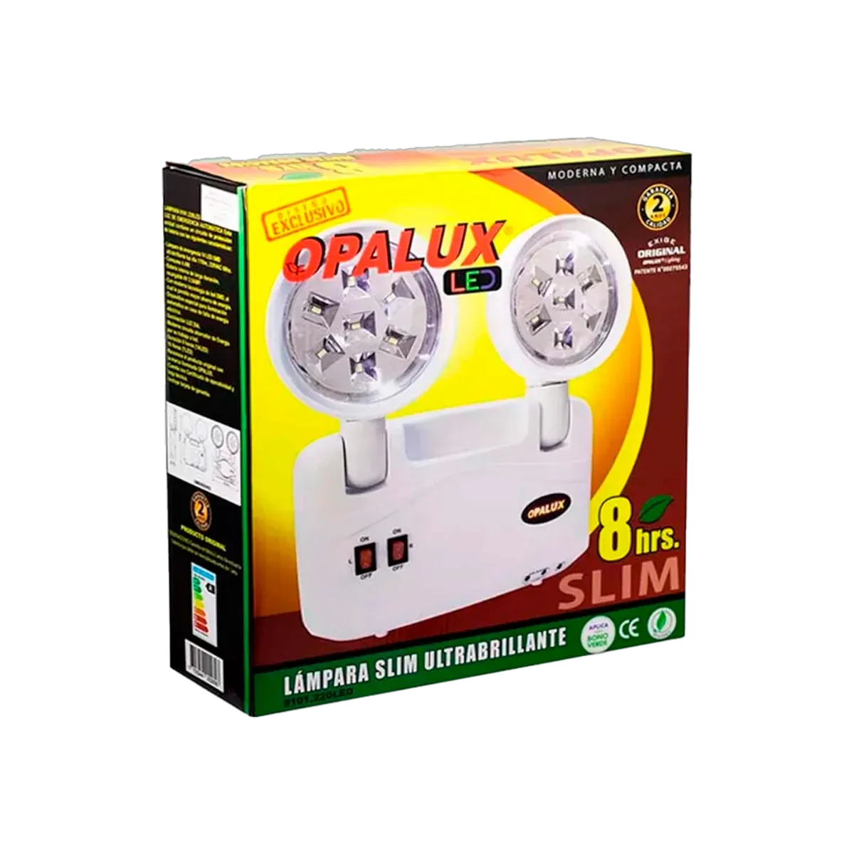 Lámpara de Emergencia Opalux 14 Led SMD