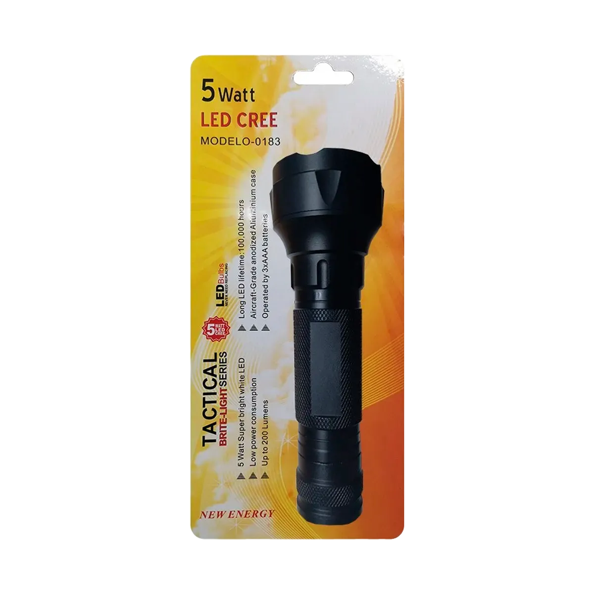 Linterna New Energy 5W Led Cree AAA/3