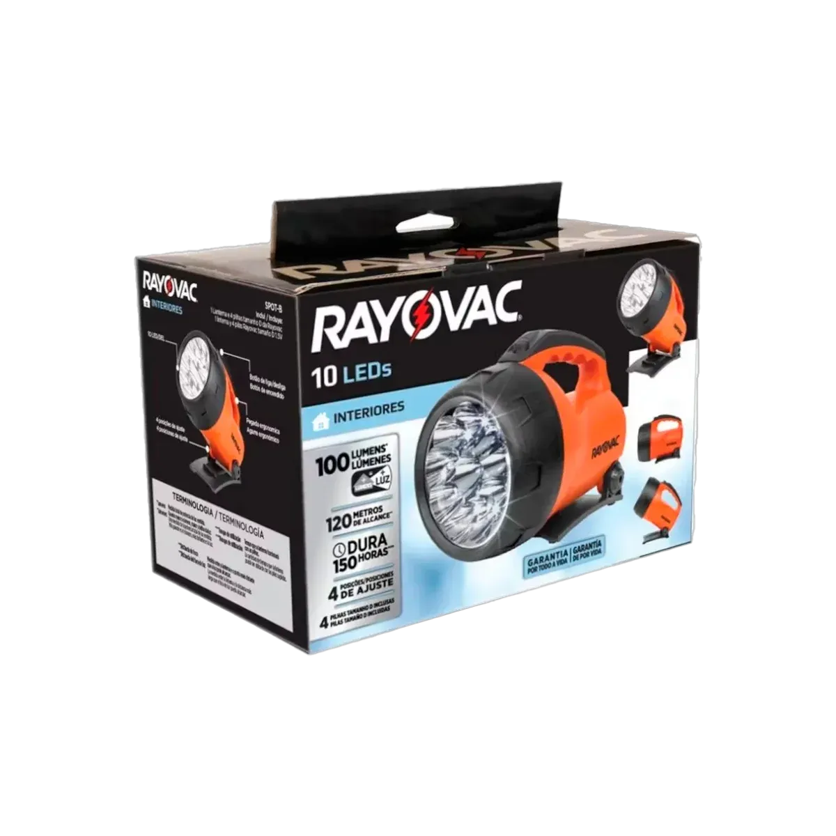 Linterna Rayovac 10 Led D/4 1.5V - vista 3