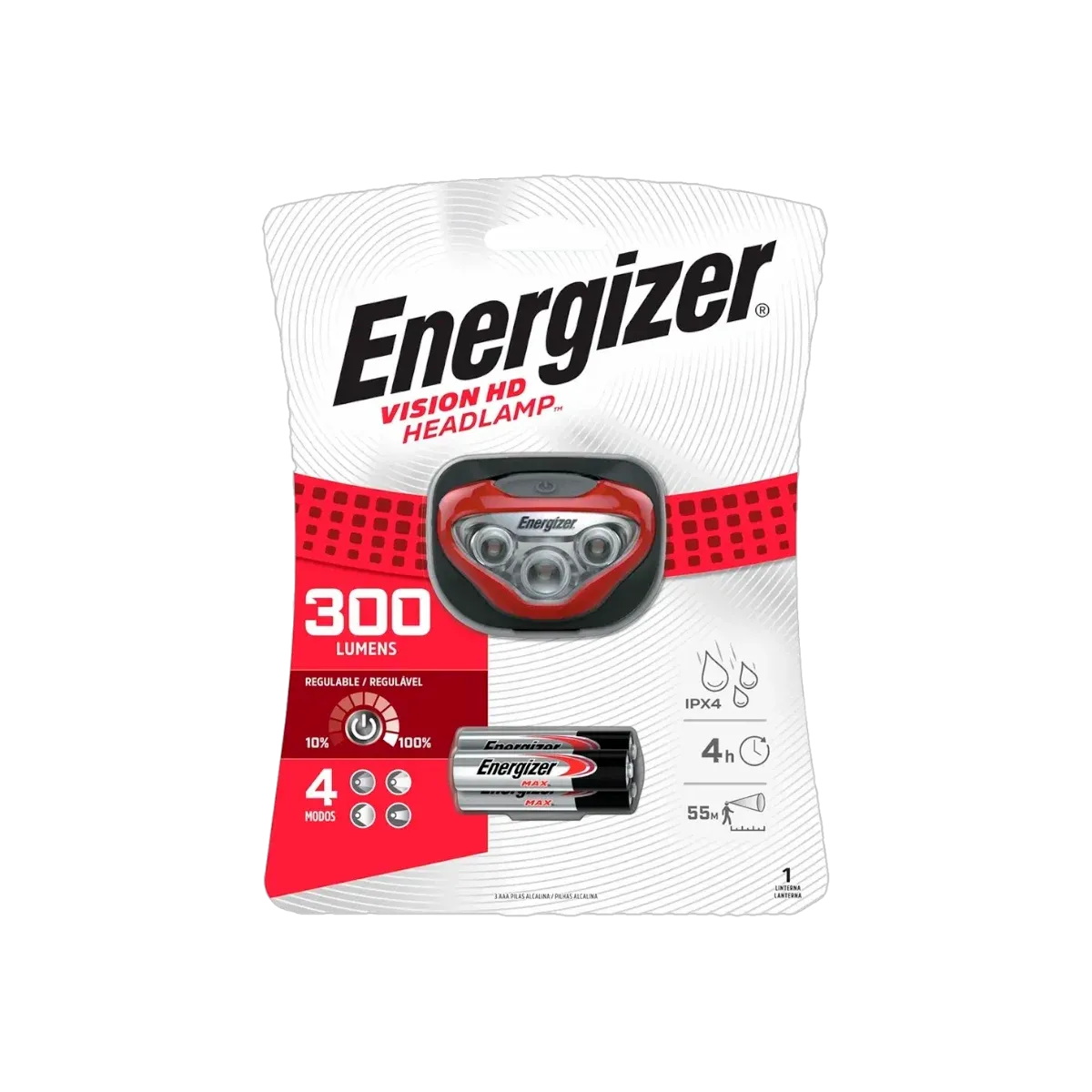 Manos Libres Energizer 300 Lumens