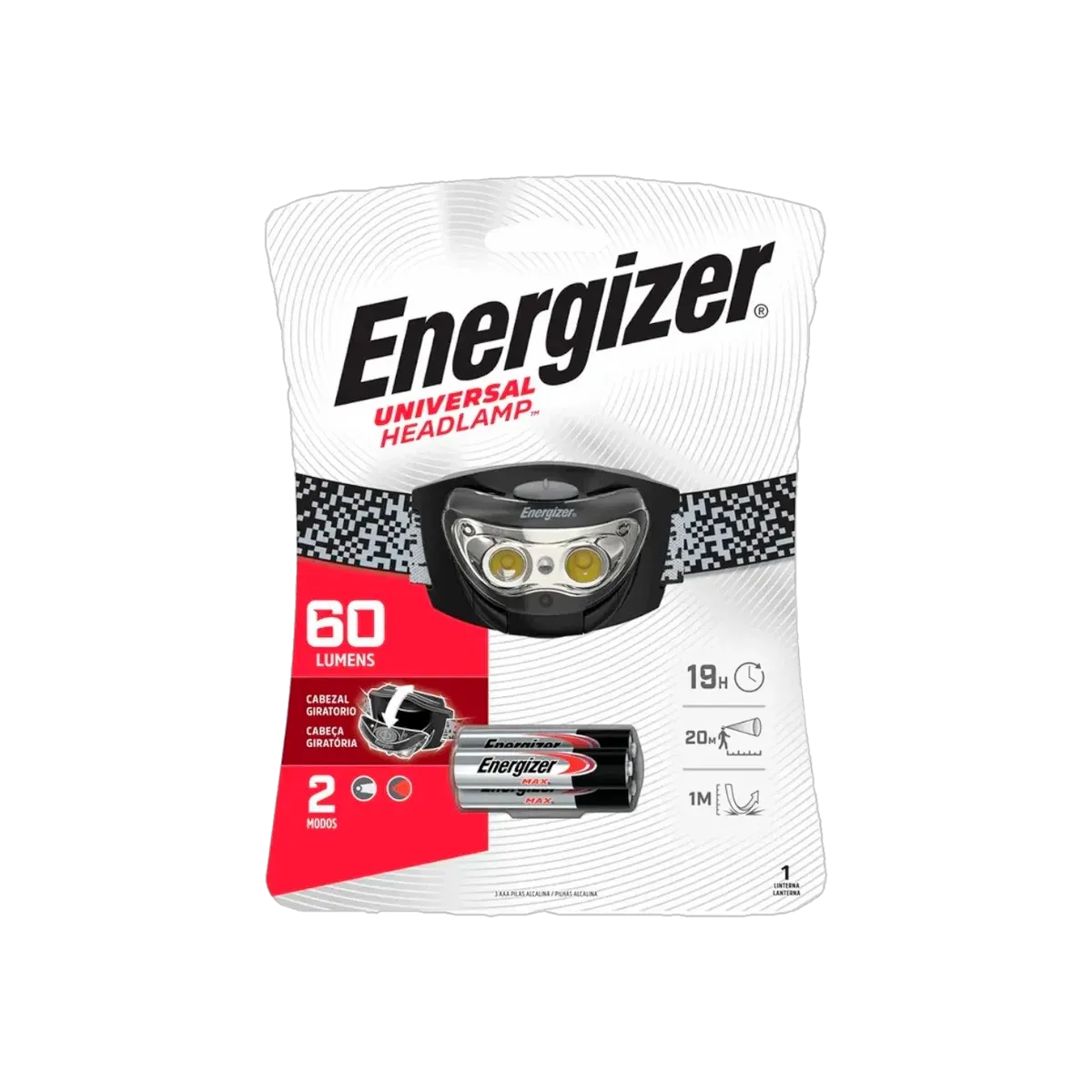 Manos Libres Energizer 60 Lumens