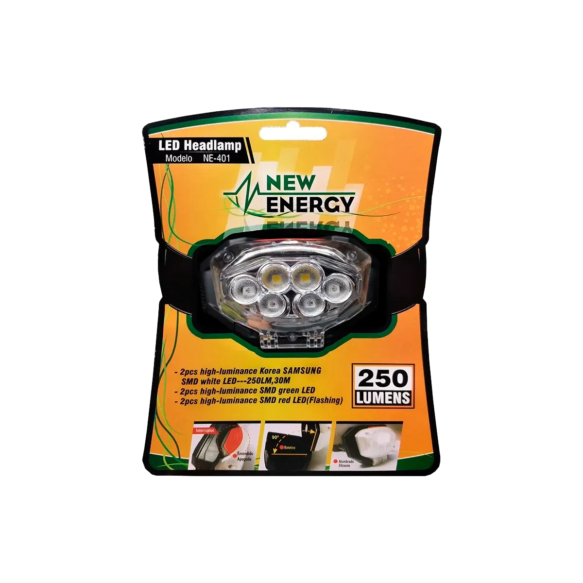 Manos Libres New Energy 250 Lumens