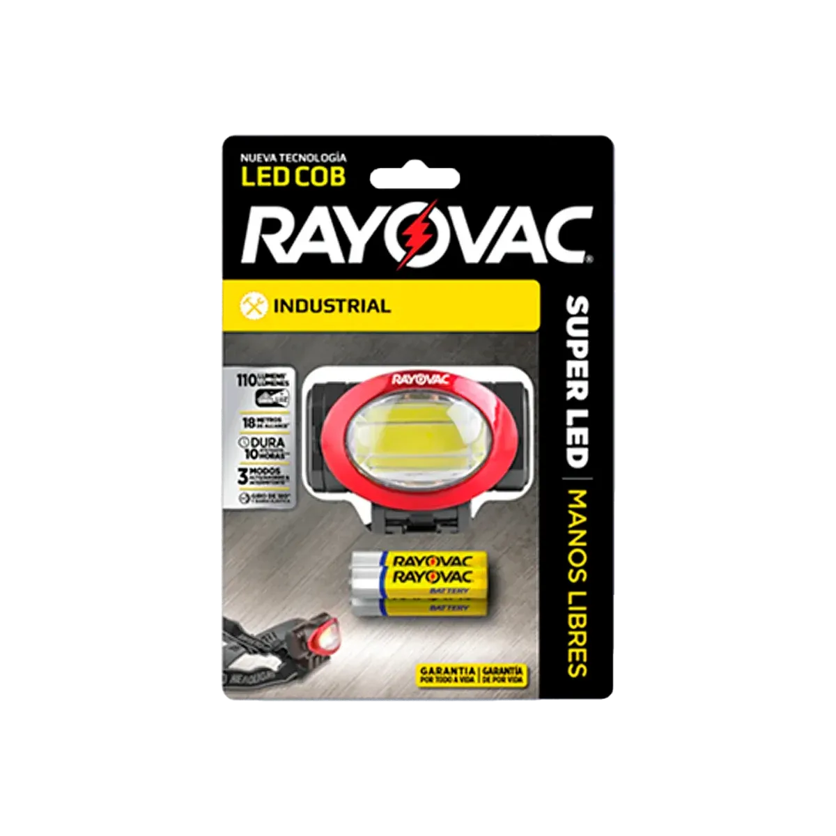 Manos Libres Rayovac 110 Lumens