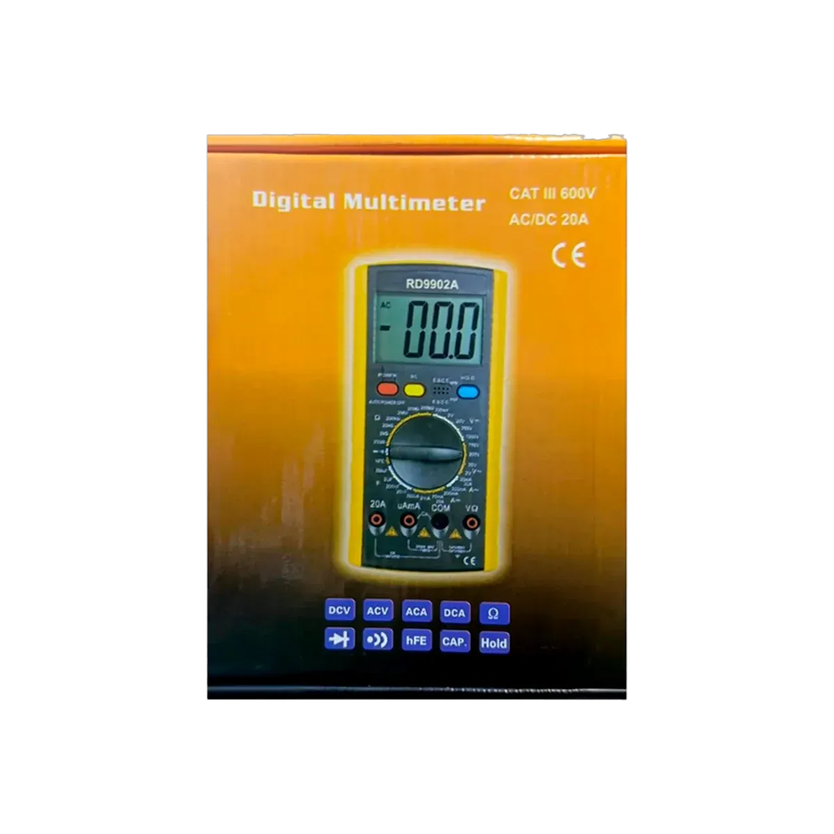 Multimetro Digital S/M CAT III 600V (V-0111)