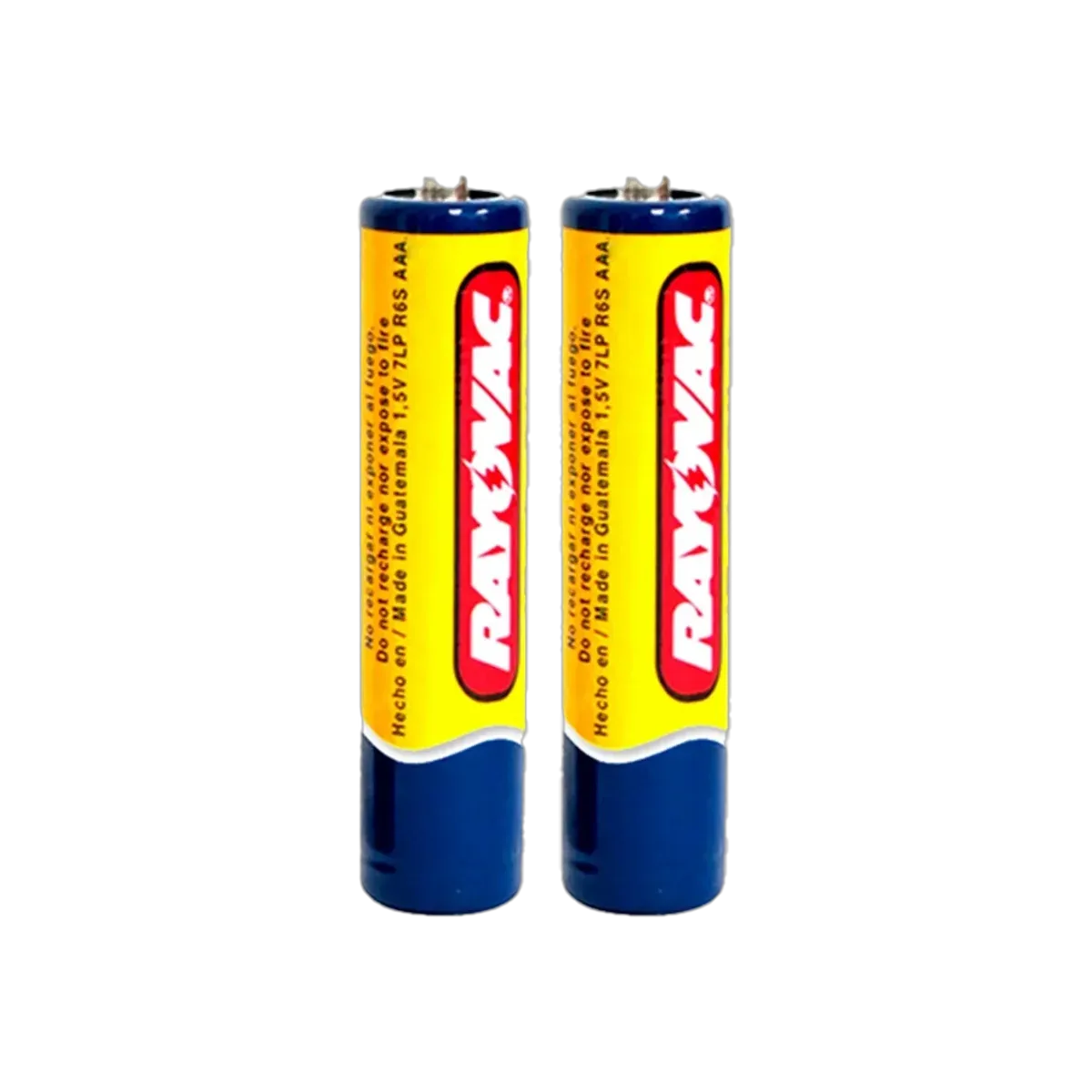 Pila de Carbón Rayovac AAA/2 LR03 1.5V - vista 2