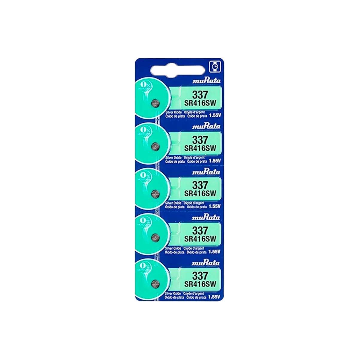 Pila Oxido de Plata Murata 1.55V-337