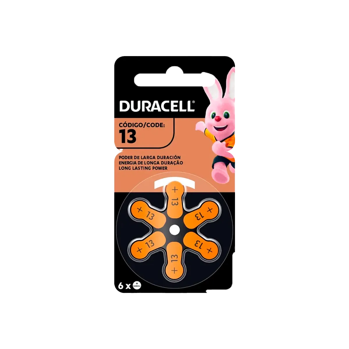 Pila para audífonos Duracell 1.45V-13