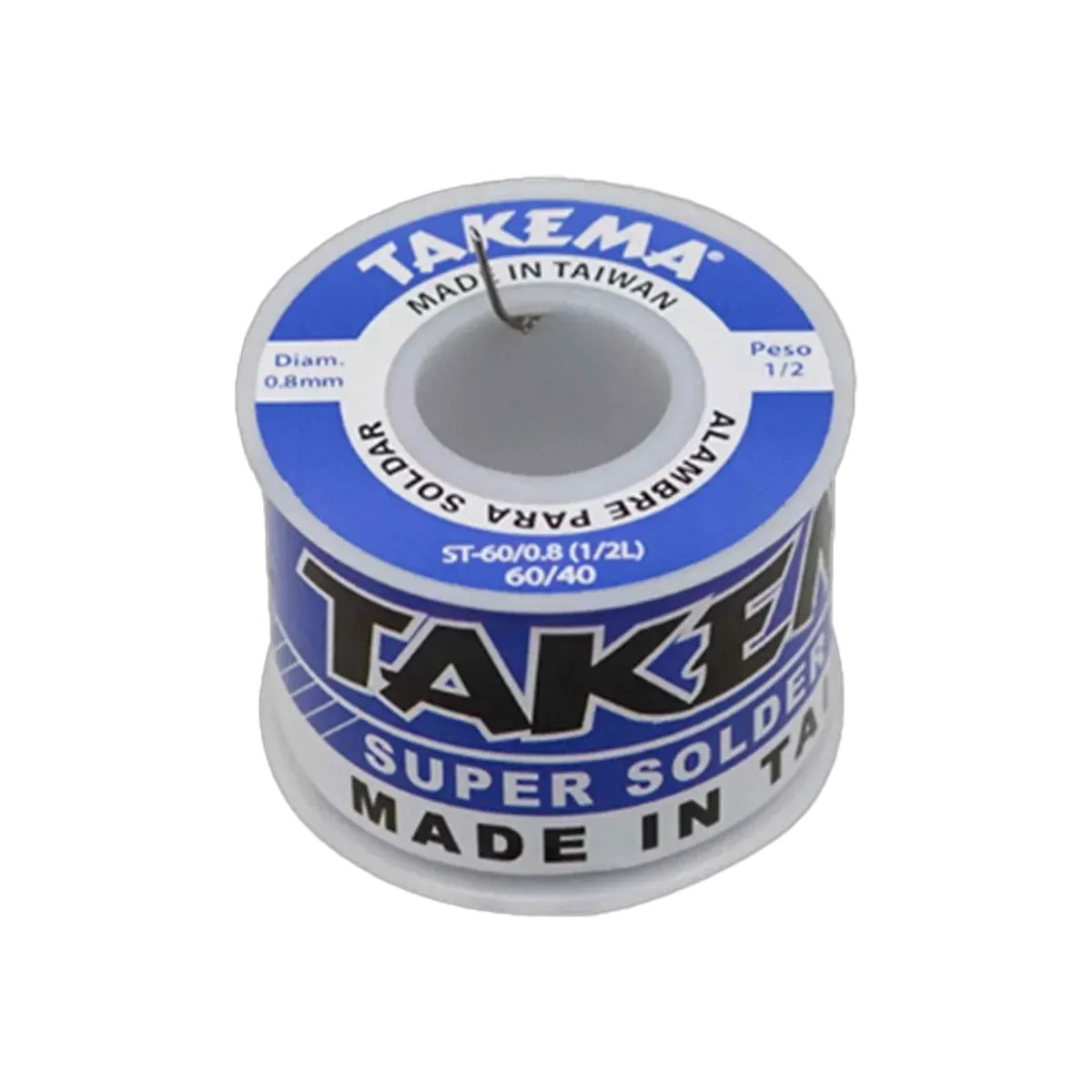 Rollo de Soldadura Takema 0.8MM 1/2 Libra