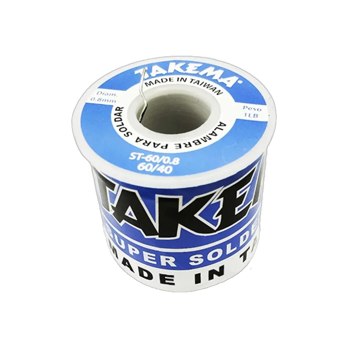 Rollo de Soldadura Takema 0.8MM 1 Libra