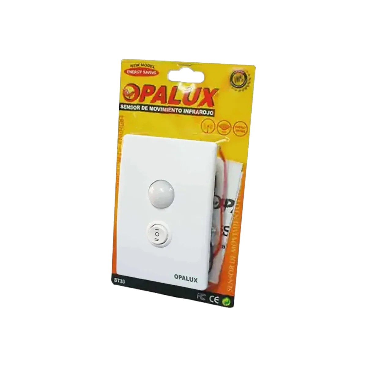 SENSOR Sensor de Movimiento Opalux para Pared 120°