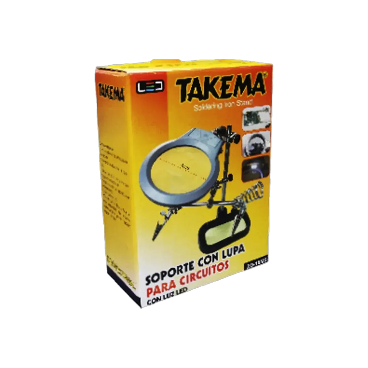 Soporte de Cautin Takema p/Circuito 2Led - vista 2