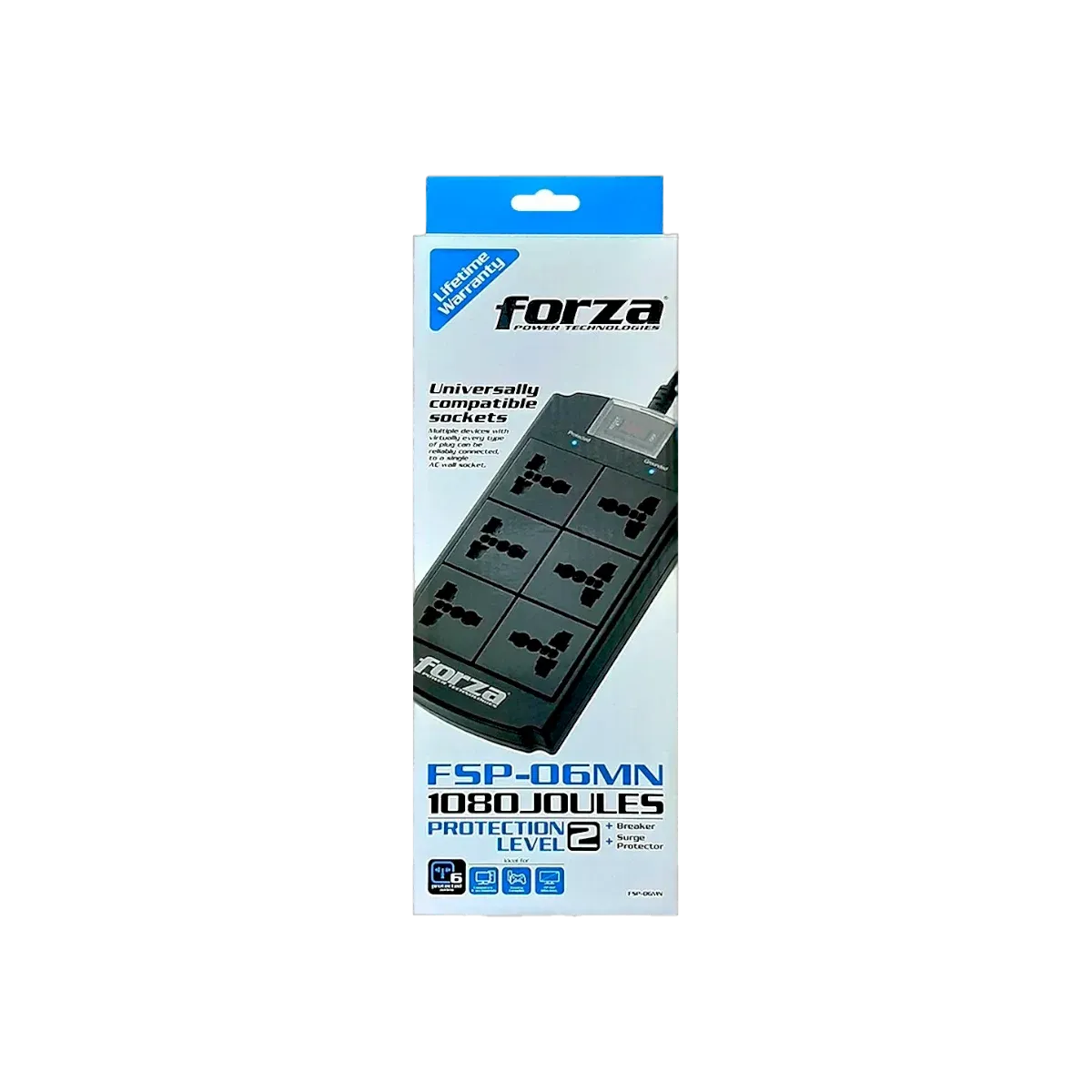 Supresor de Pico Forza 110/240V 1080 Joules - vista 2