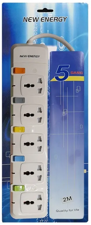 Supresor de Pico New Energy 5 Salidas 2Mts