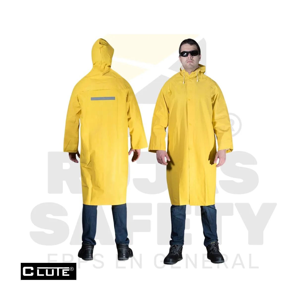ABRIGO PVC AMARILLO CLUTE