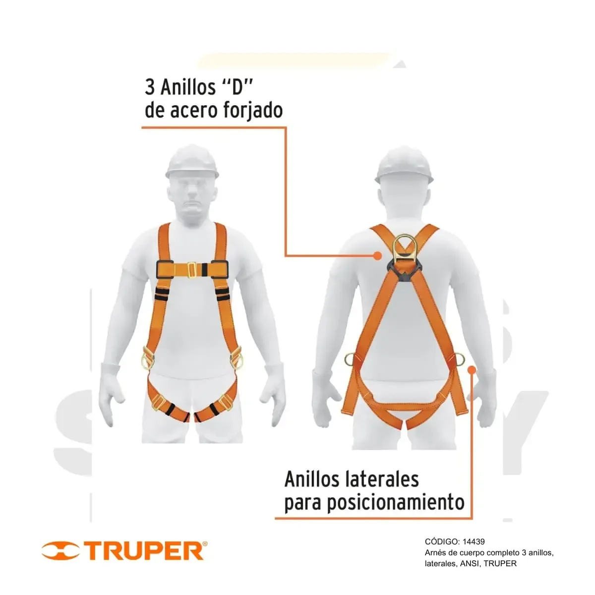 ARNES CUERPO COMPLETO 3 ANILLOS (14439) TRUPER - vista 3