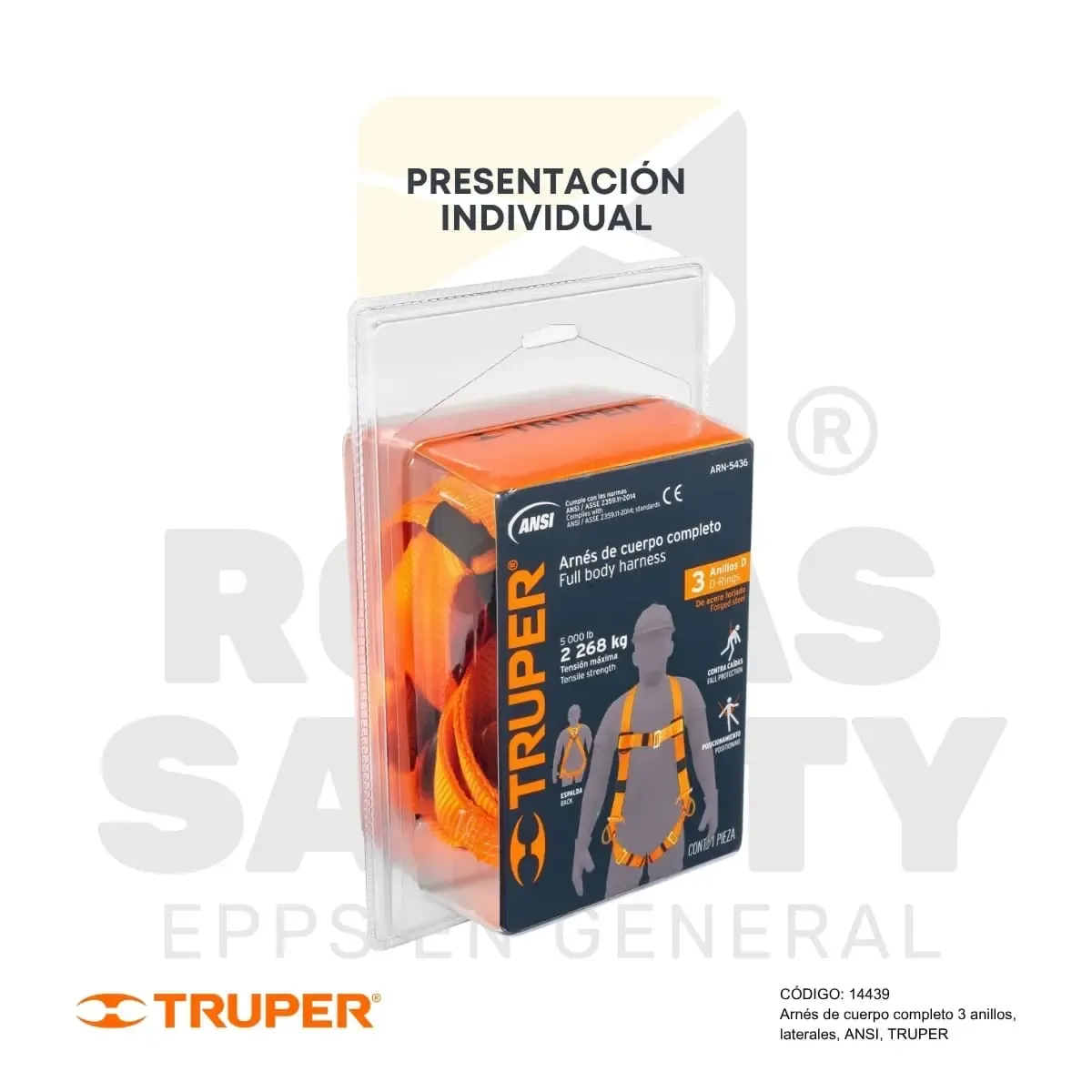 ARNES CUERPO COMPLETO 3 ANILLOS (14439) TRUPER - vista 2