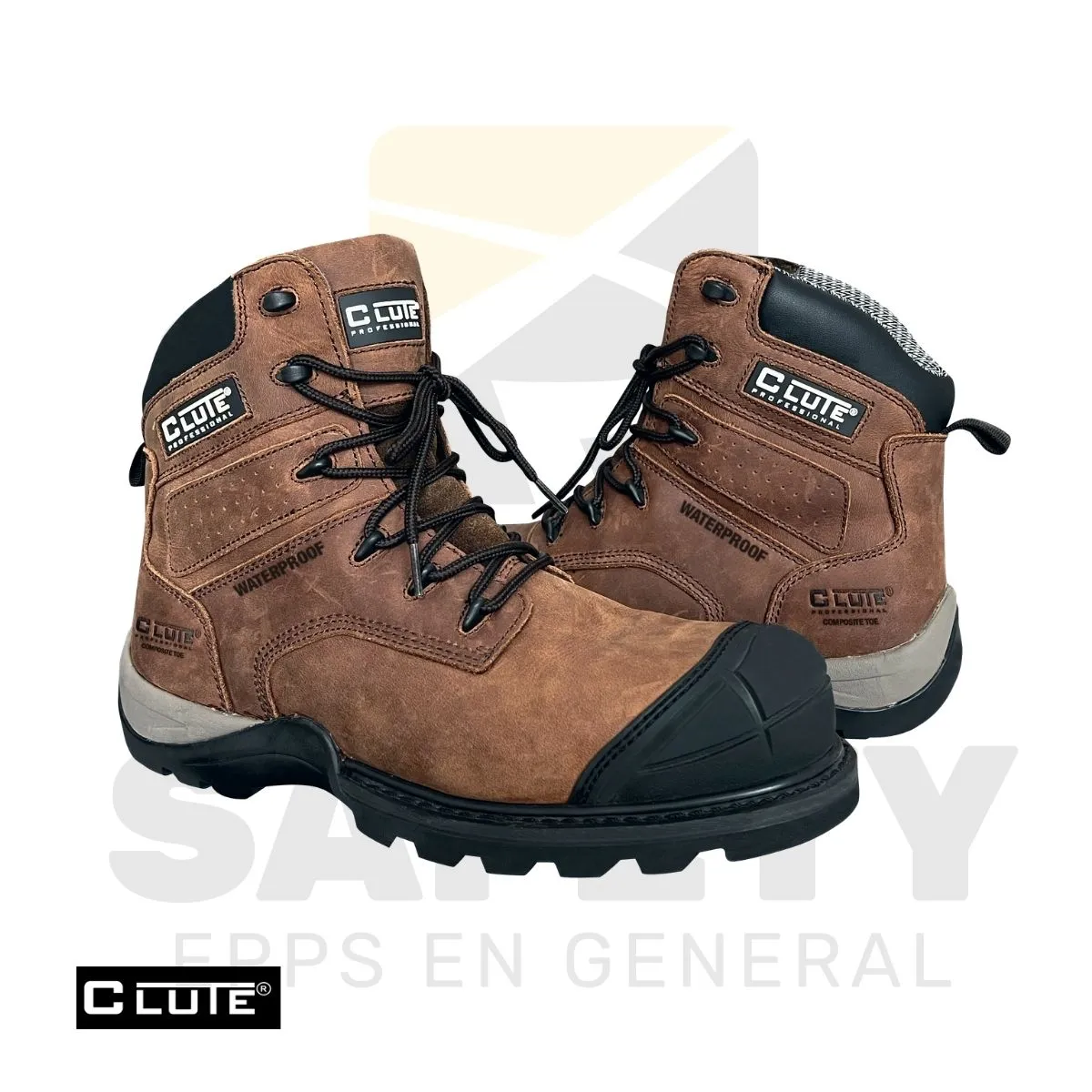 BOTIN DIELÉCTRICO MARRÓN LEMANS CLUTE