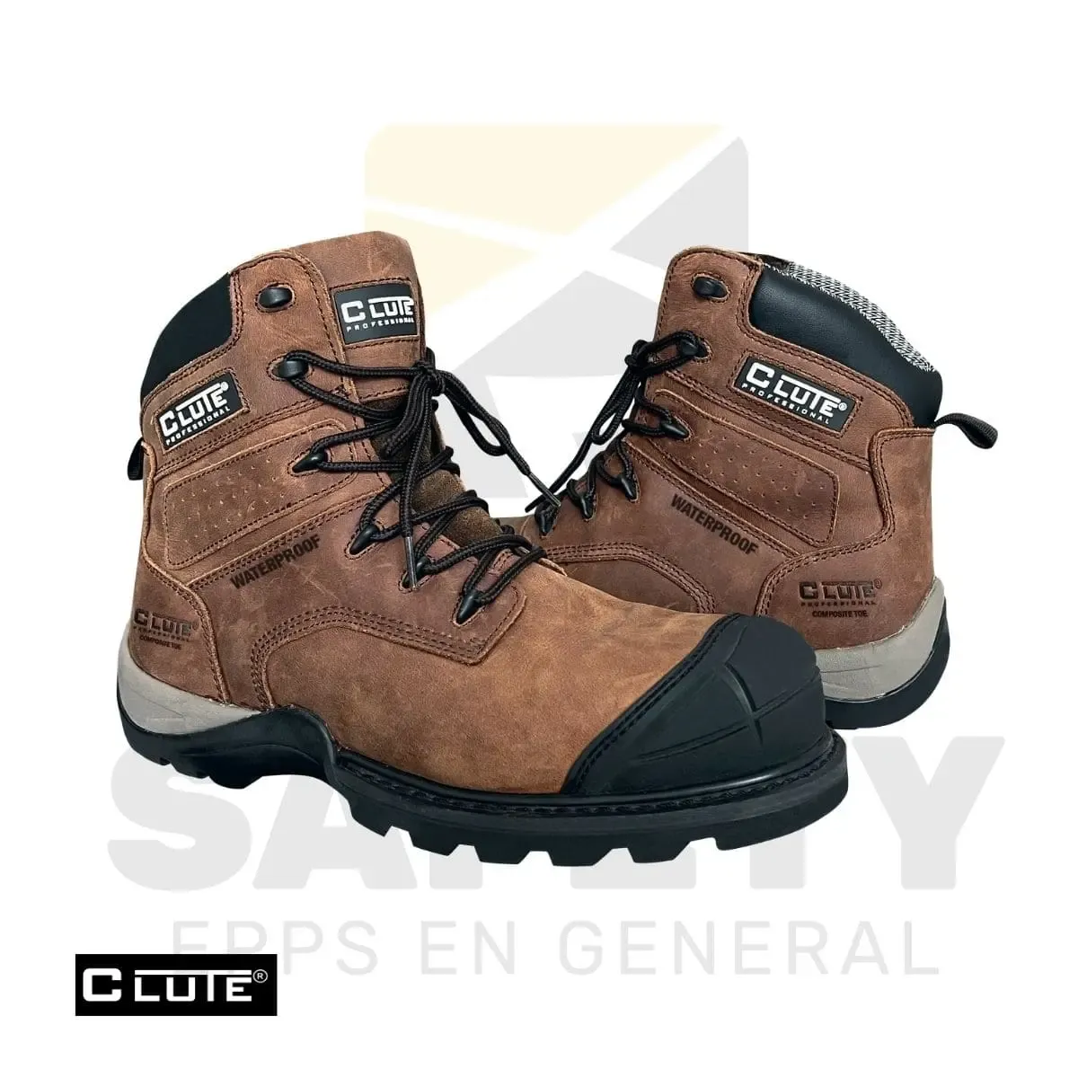 BOTIN DIELÉCTRICO MARRÓN LEMANS CLUTE