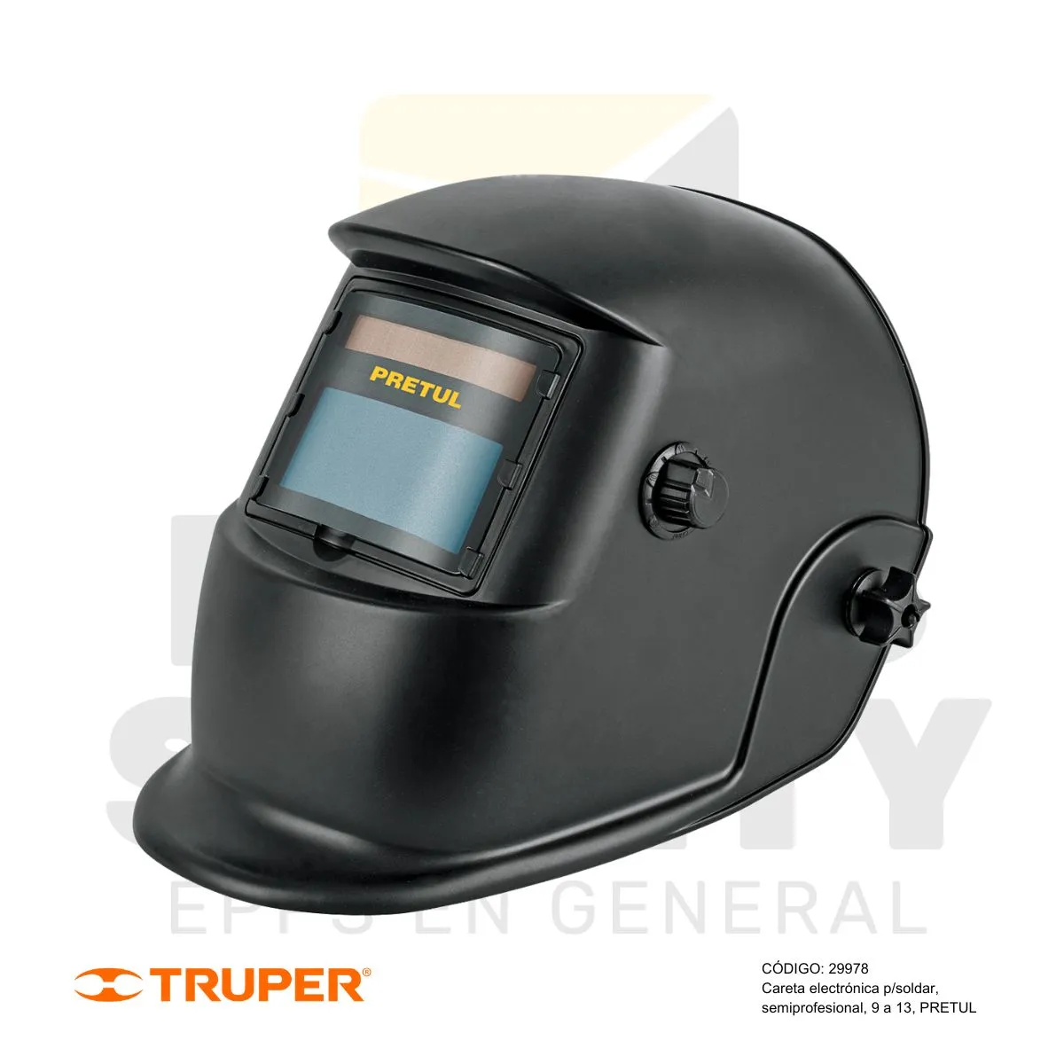 CARETA ELECTRÓNICA SEMIPROFESIONAL SOMBRA 9 A 13 (29978) TRUPER
