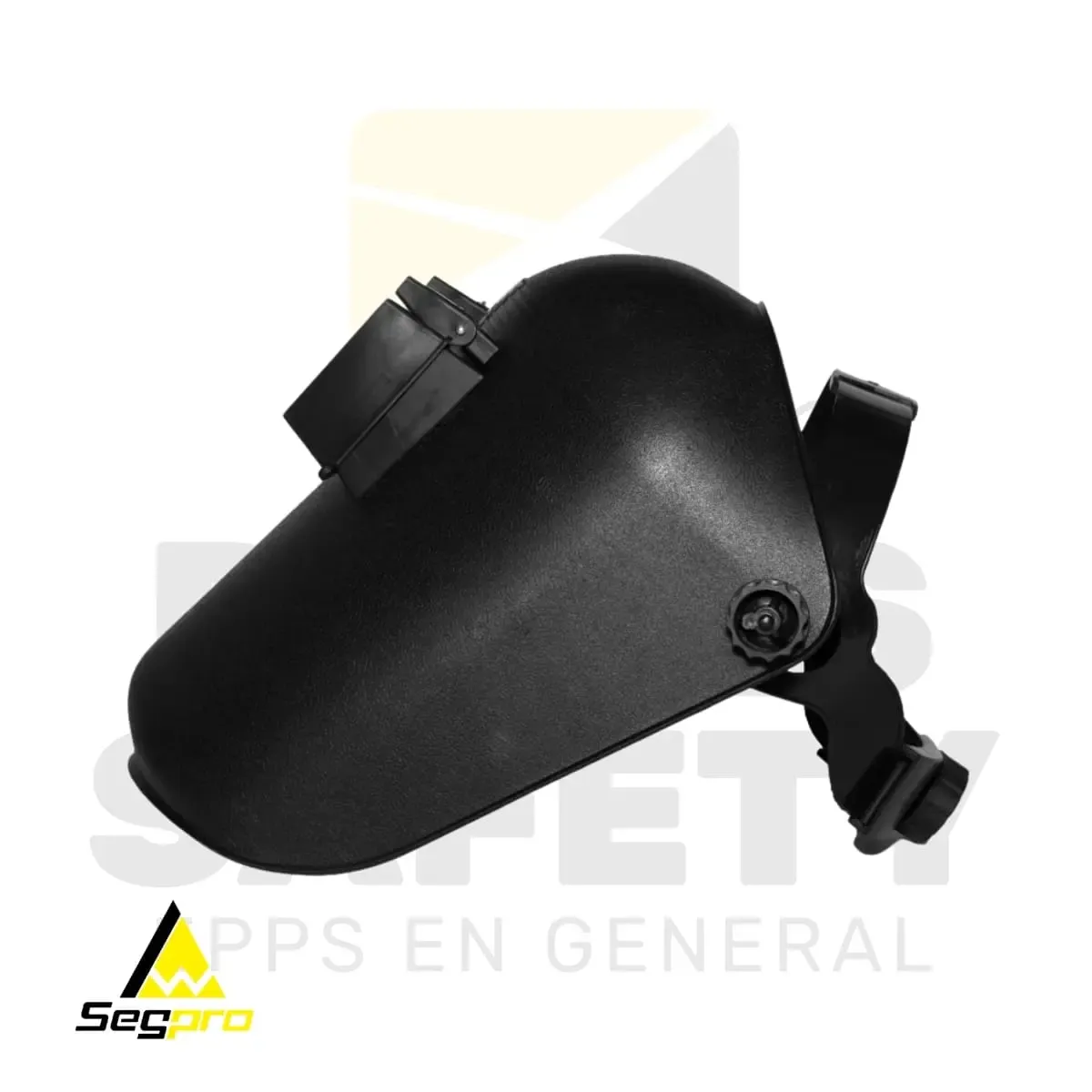 CARETA PARA SOLDAR CON LUNA DE VIDRIO NEGRA #12 SEGPRO - vista 3