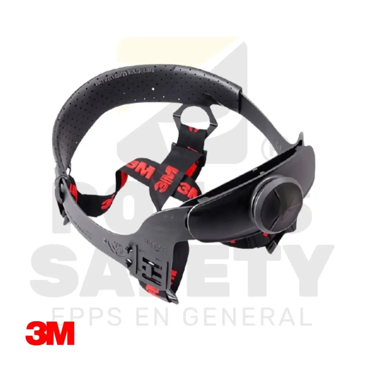 CASCO DE SEGURIDAD ROJO H-700 3M - vista 2