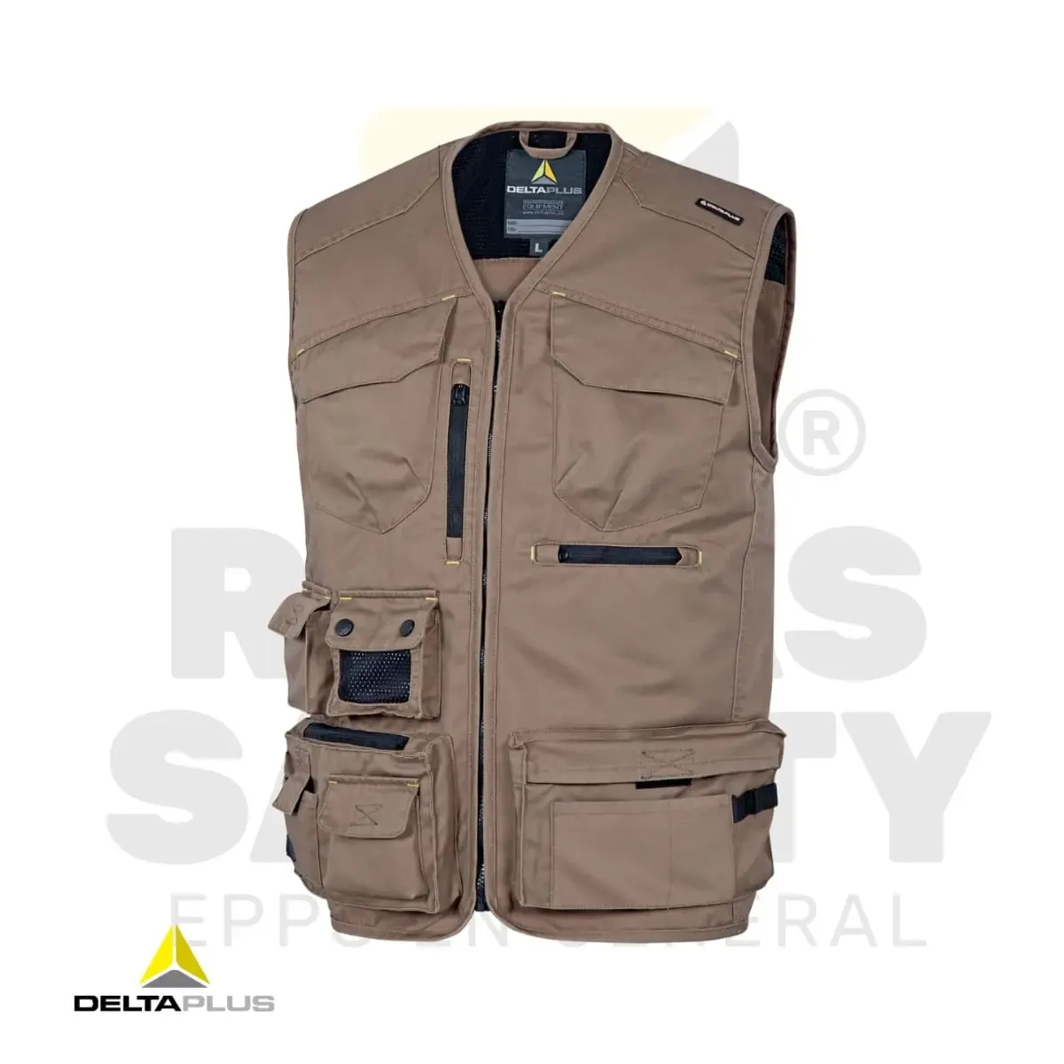 CHALECO INDUSTRIAL M5SGI BEIGE DELTA PLUS