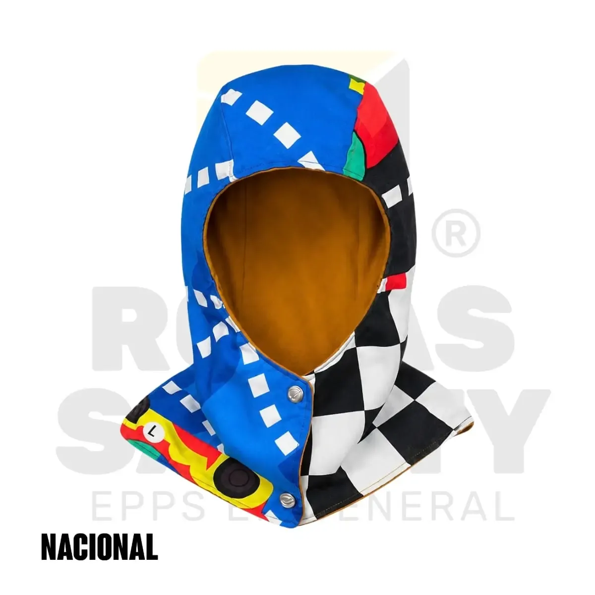CHAVITO SOLDADOR TELA TASLAN CON DISEÑOS NACIONAL