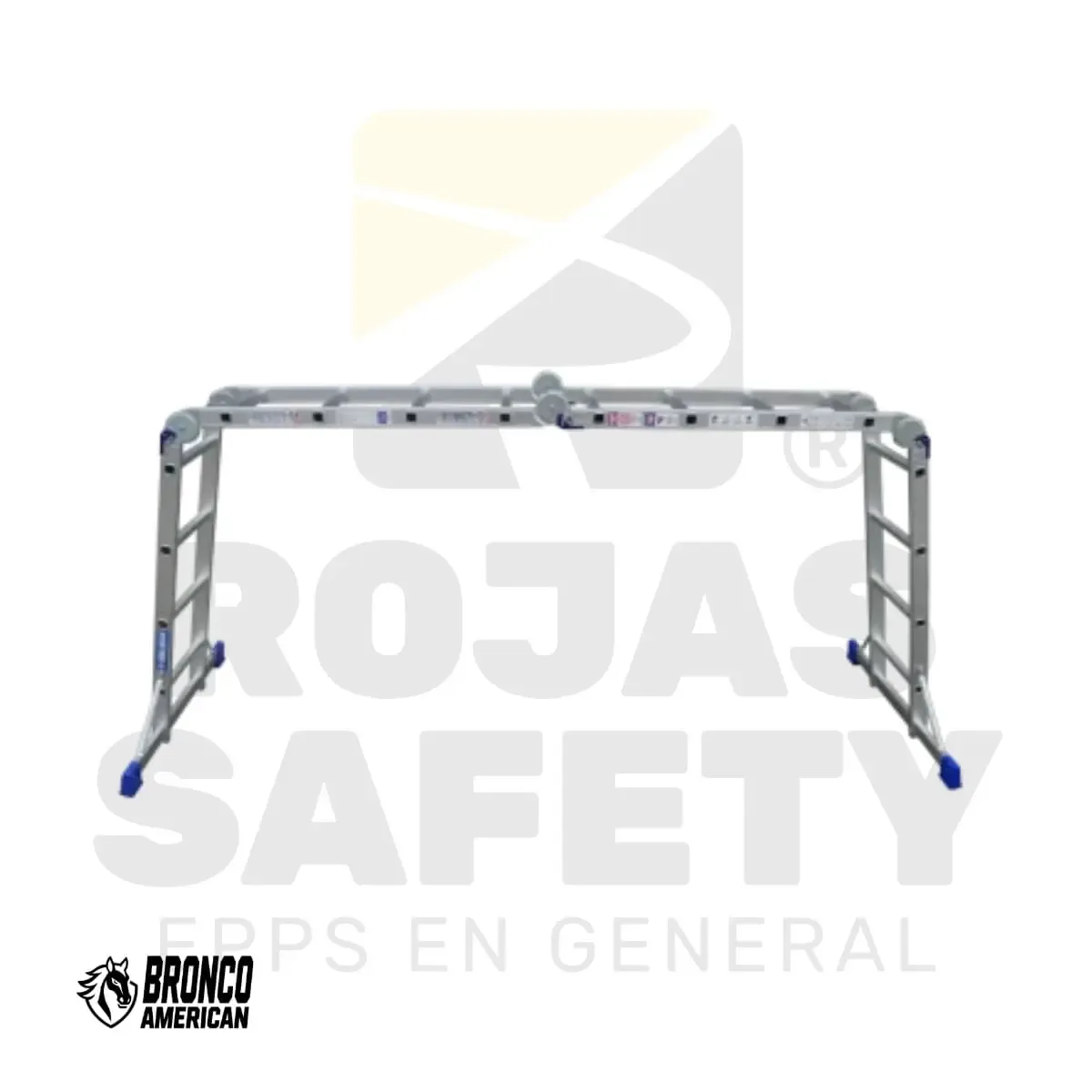ESCALERA ALUMINIO MULTIPROPOSITO USO INDUSTRIAL BRONCO AMERICAN - vista 4