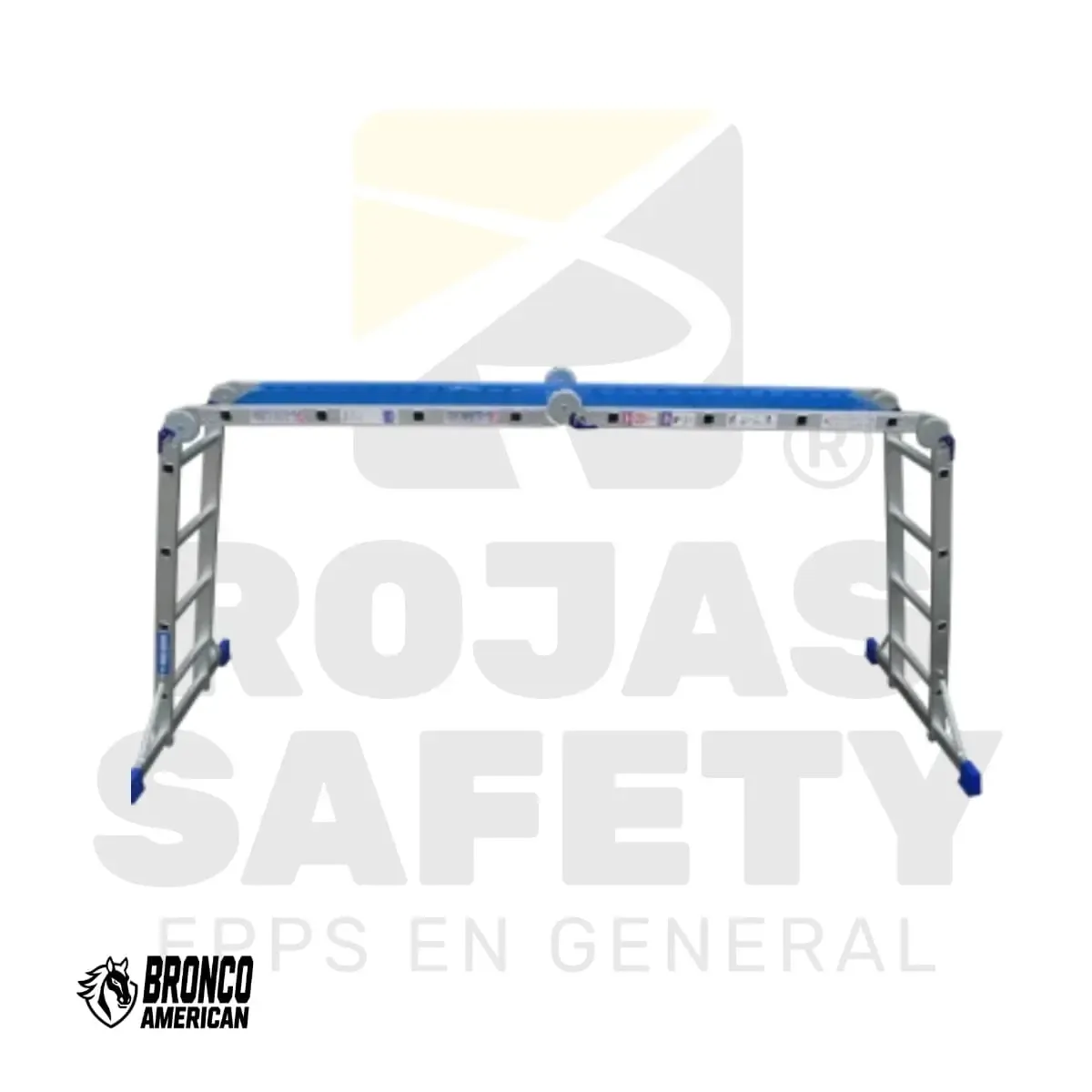 ESCALERA ALUMINIO MULTIPROPOSITO USO INDUSTRIAL BRONCO AMERICAN - vista 3