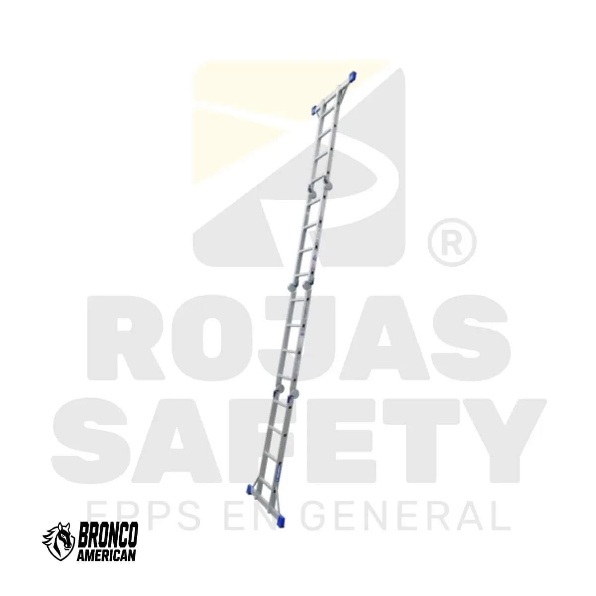ESCALERA ALUMINIO MULTIPROPOSITO USO INDUSTRIAL BRONCO AMERICAN - vista 2
