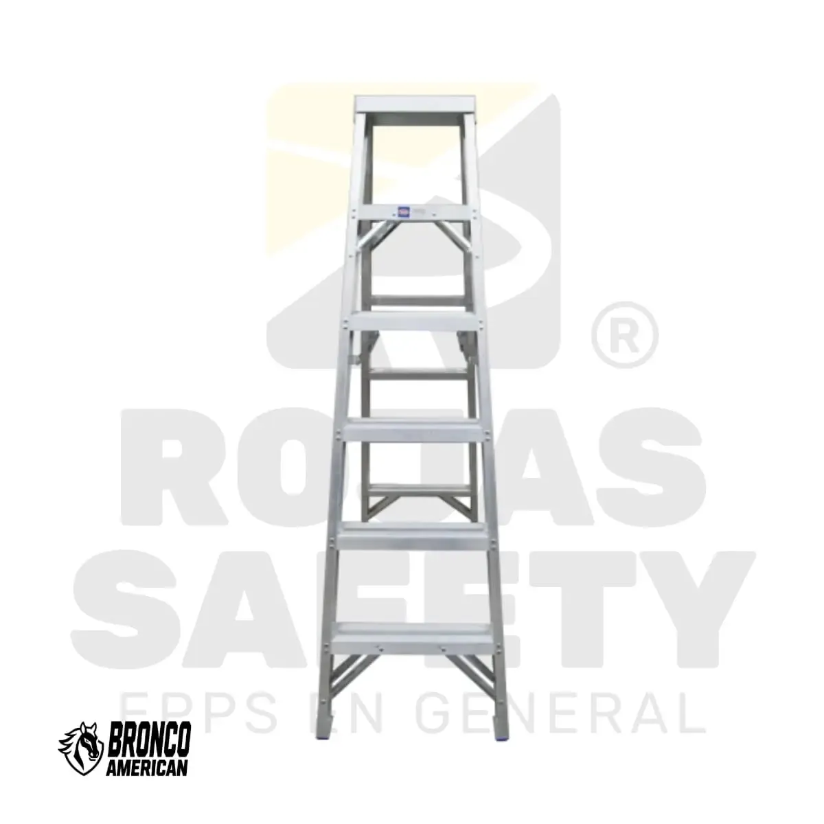 ESCALERA ALUMINIO TIJERA DOBLE ACCESO BRONCO AMERICAN - vista 4