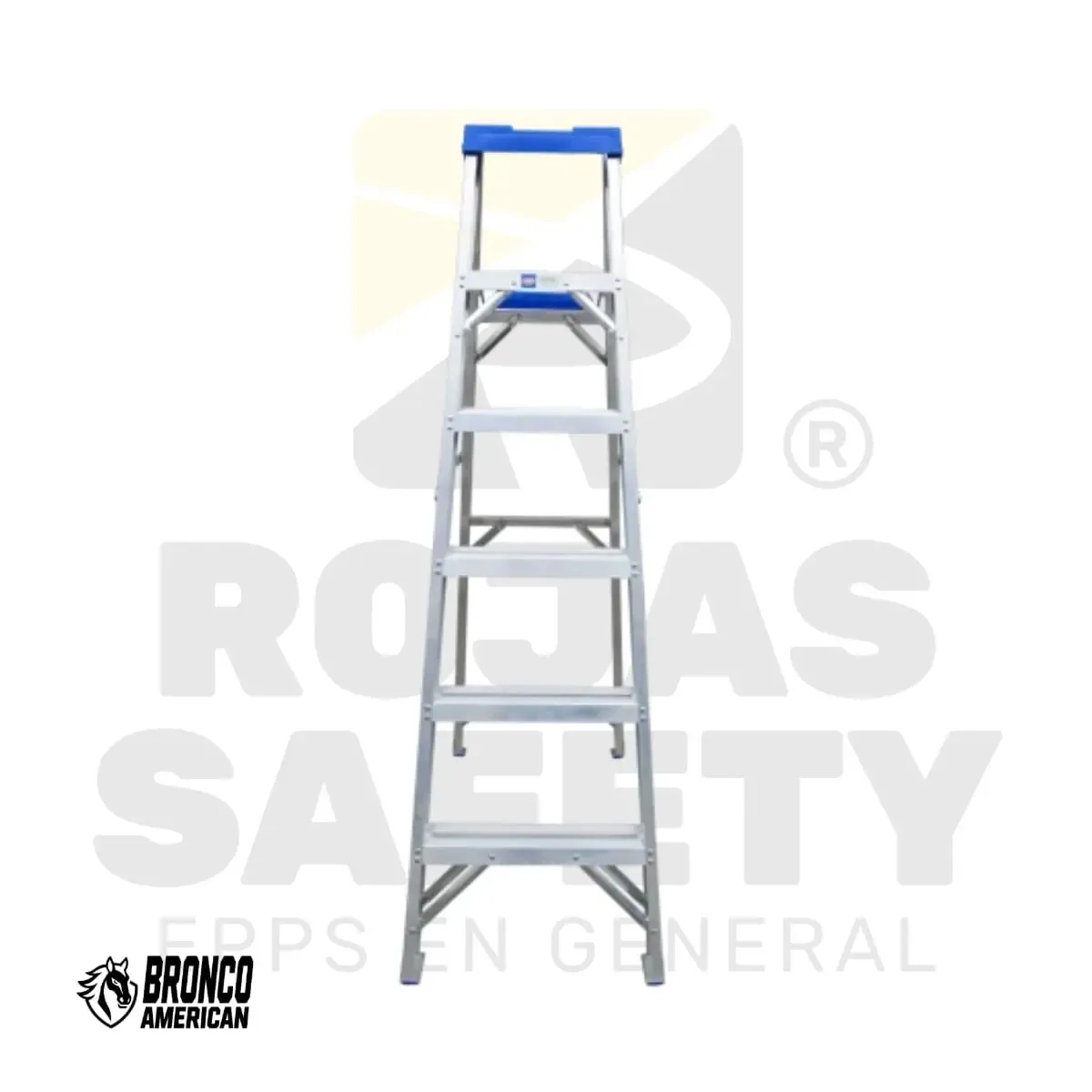ESCALERA ALUMINIO TIJERA SIMPLE ACCESO BRONCO AMERICAN - vista 4