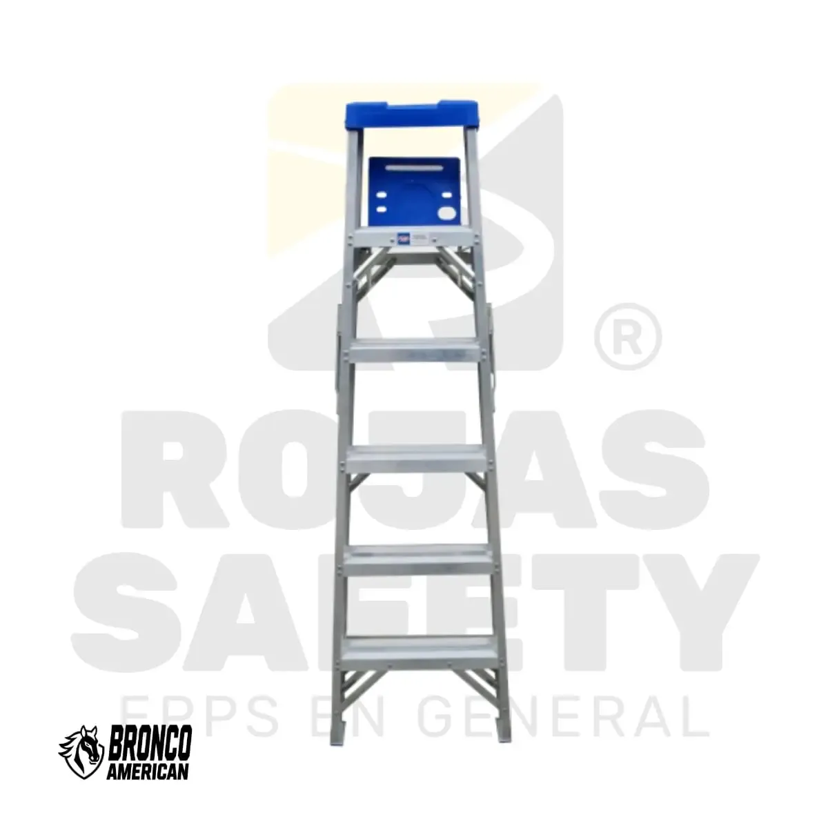ESCALERA ALUMINIO TIJERA SIMPLE ACCESO BRONCO AMERICAN - vista 3
