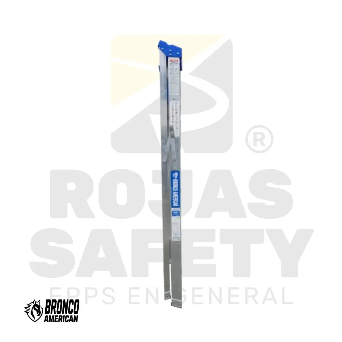 ESCALERA ALUMINIO TIJERA SIMPLE ACCESO BRONCO AMERICAN - vista 2