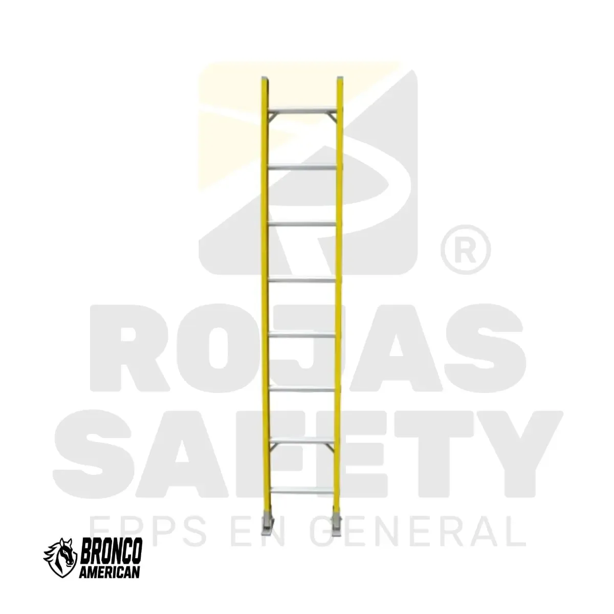 ESCALERA ARRIMO FIBRA DE VIDRIO BRONCO AMERICAN - vista 3