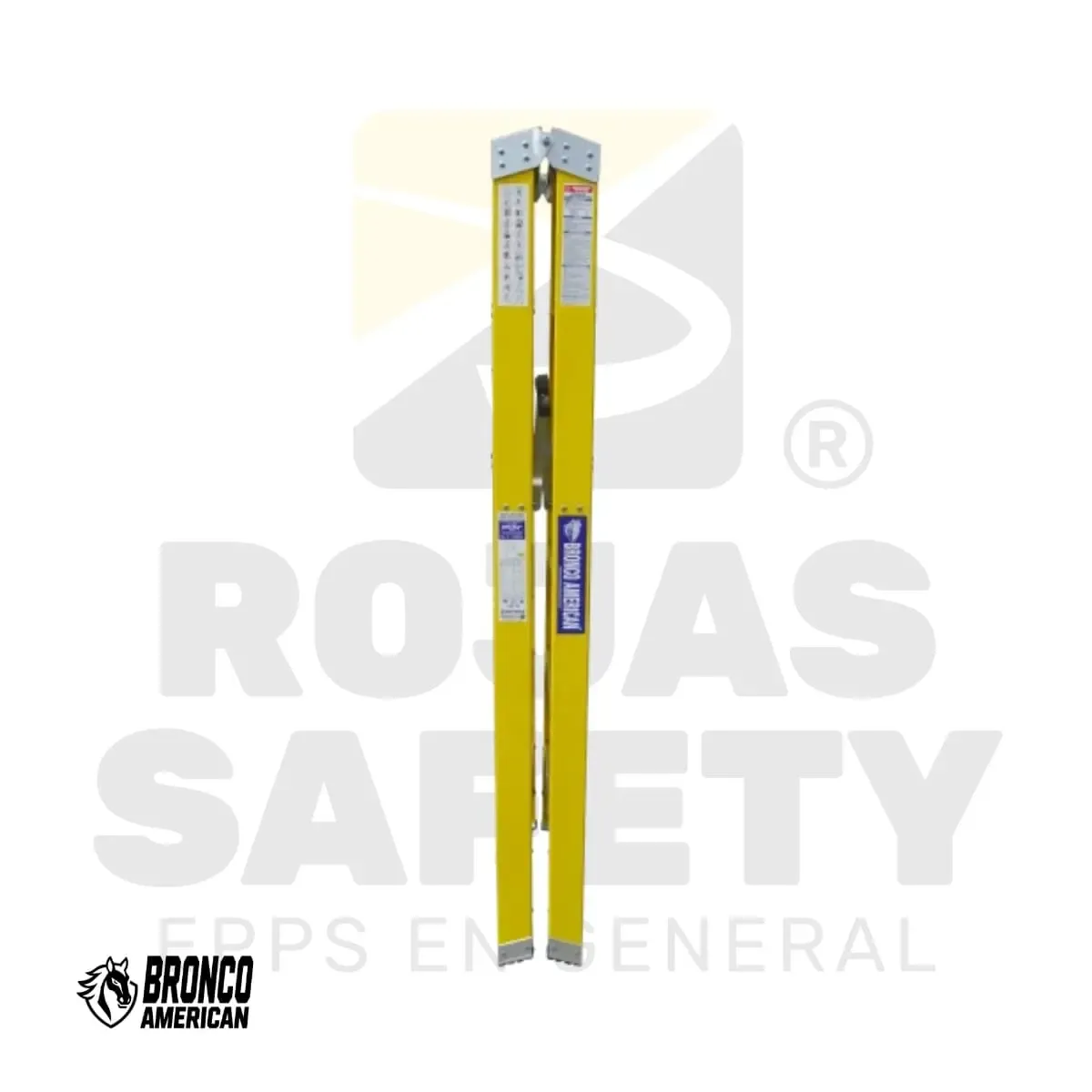 ESCALERA FIBRA DE VIDRIO TIJERA DOBLE ACCESO BRONCO AMERICAN - vista 3