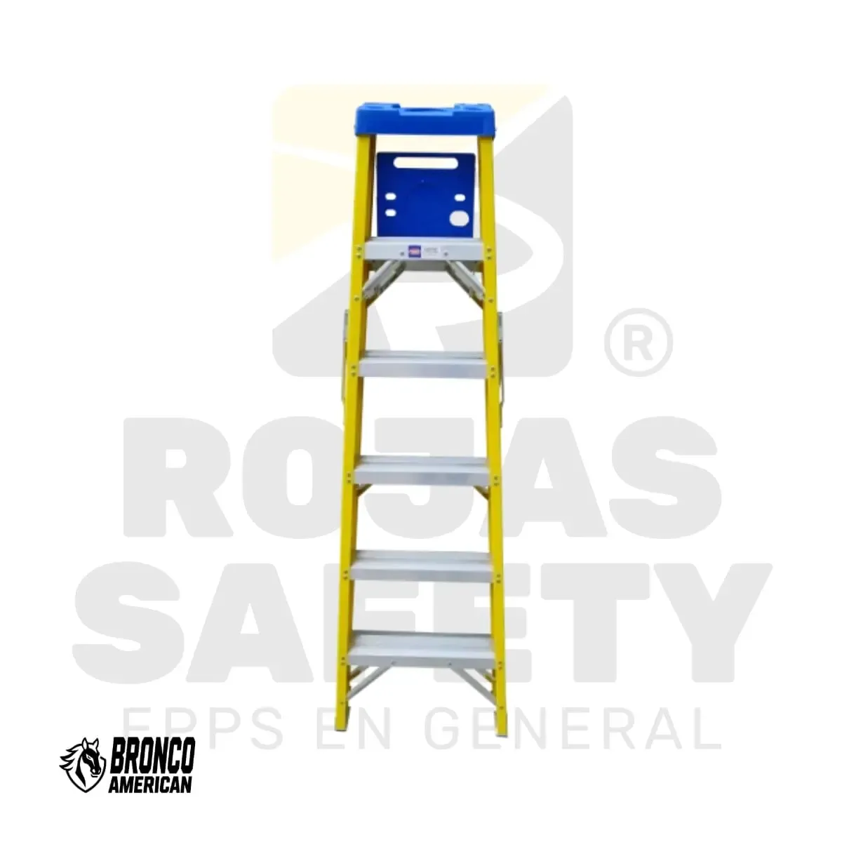 ESCALERA FIBRA DE VIDRIO TIJERA SIMPLE BRONCO AMERICAN - vista 3