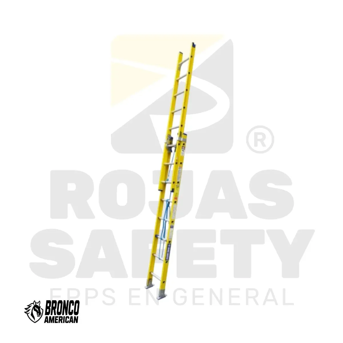 ESCALERA TELESCOPICA FIBRA DE VIDRIO BRONCO AMERICAN - vista 4