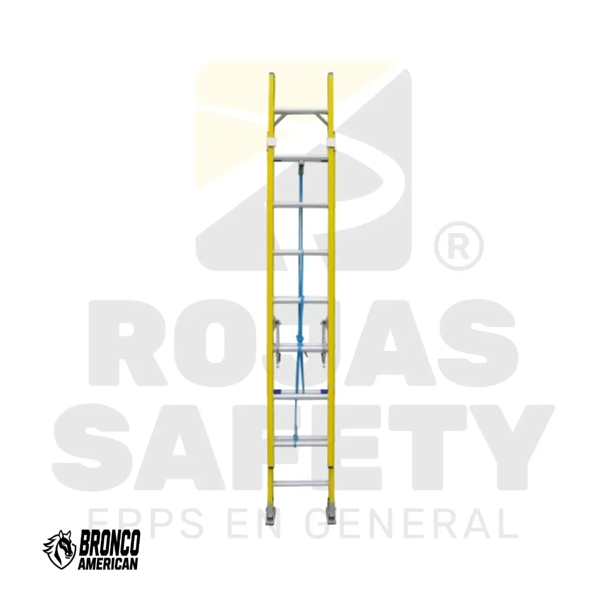 ESCALERA TELESCOPICA FIBRA DE VIDRIO BRONCO AMERICAN - vista 3