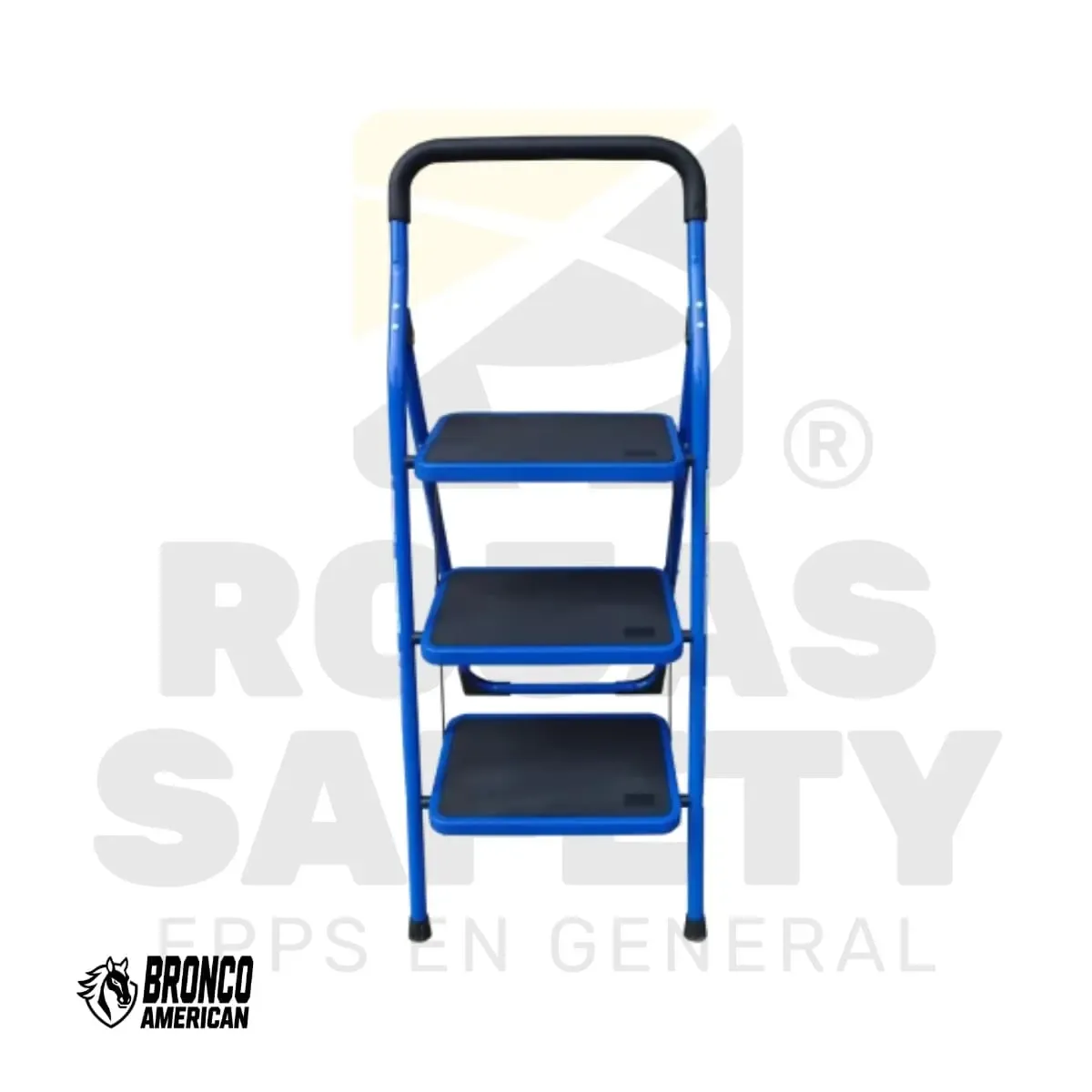 ESCALERA TUBURETE DE ACERO BRONCO AMERICAN - vista 4